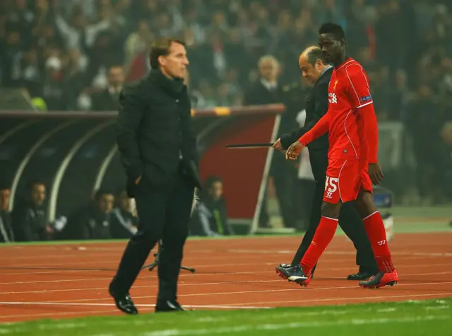 Brendan Rodgers ve Balotelli