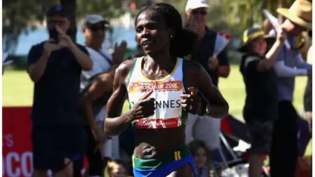 Namibịa nwetere goldu mbụ ha site n'aka Helalia Johannes