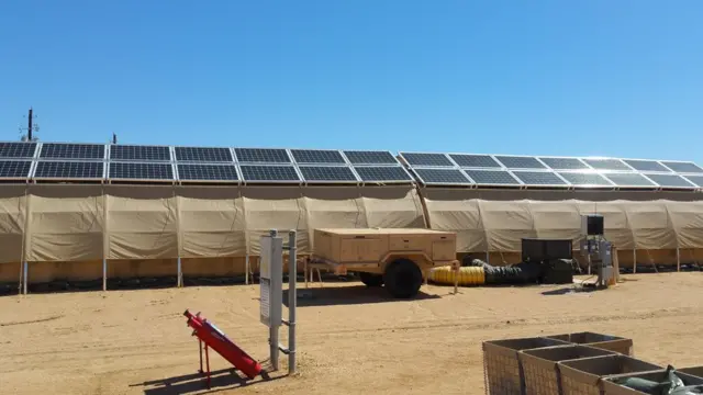 Один из ангаров, разработанных для DABS