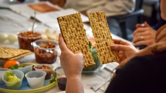 Food at the Seder table
