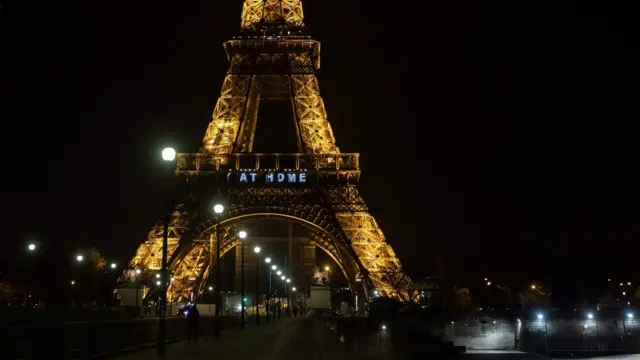 Prancis, virus corona, menara