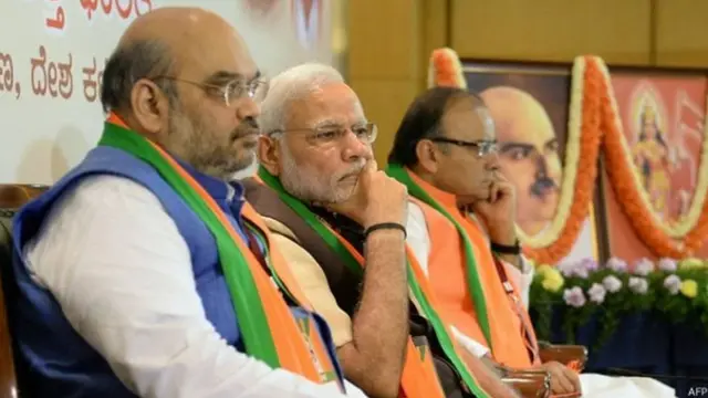 अमित शाह, मोदी और जेटली