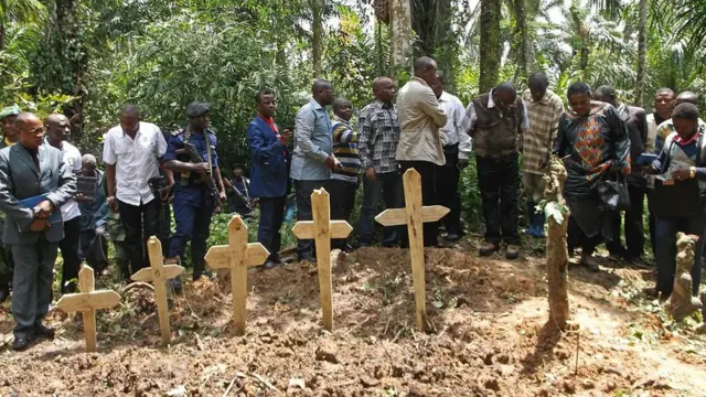 Aha ni mu gace kitwa Mbau muri Beni