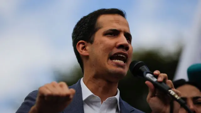 Juan Guaidó in Caracas, 26 January