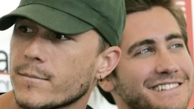 Brokeback Mountain dibintangi oleh mendiang Heath Ledger dan Jake Gyllenhall.