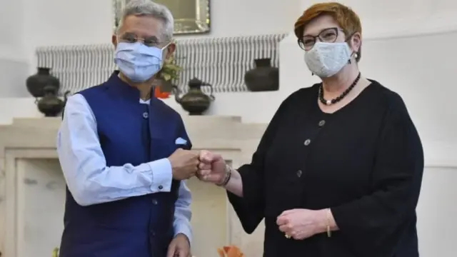 विदेश मंत्री एस जयशंकर और ऑस्ट्रेलिया की विदेश मंत्री मैरिस पेन