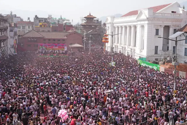काठमाण्डूमा फागु पूर्णिमा
