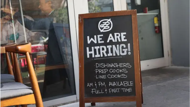 Some restaurants, like this one in Miami, have started hiring again