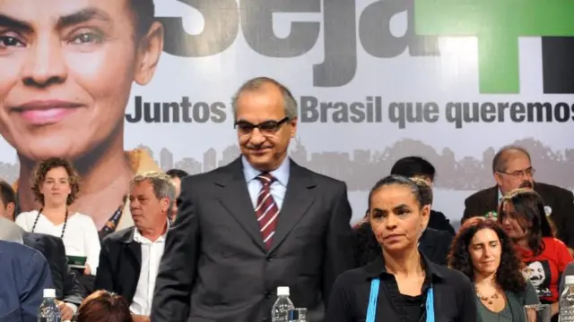 Guilherme Leal e Marina Silva