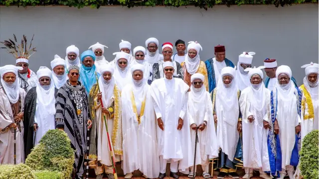 Sarakunan Arewa masu daraja ta daya tare da Shugaban Kasa Buhari