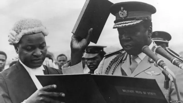 युगांडाचे कोणे एकेकाळचे हुकूमशहा ईदी अमिन