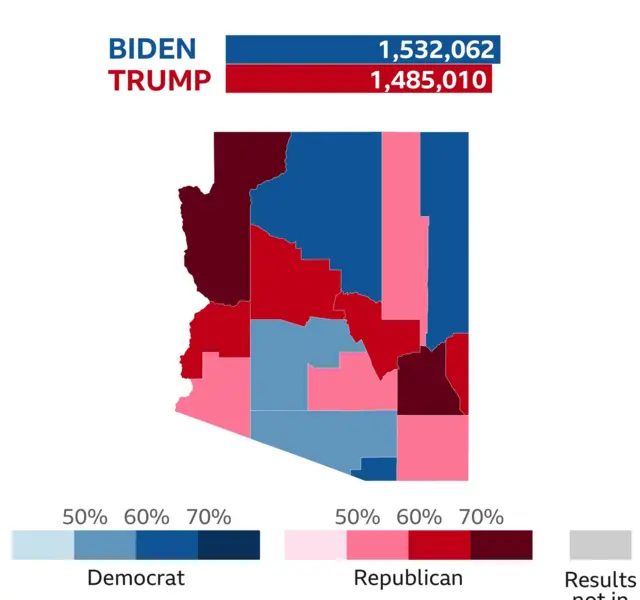 Ramani ya Arizona