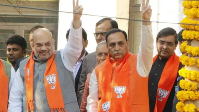 અમિત શાહ અને વિજય રૂપાણી