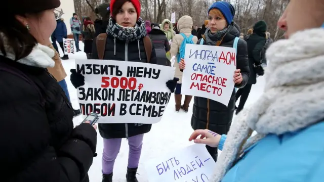 Домашнее насилие часто становится причиной протестов в России