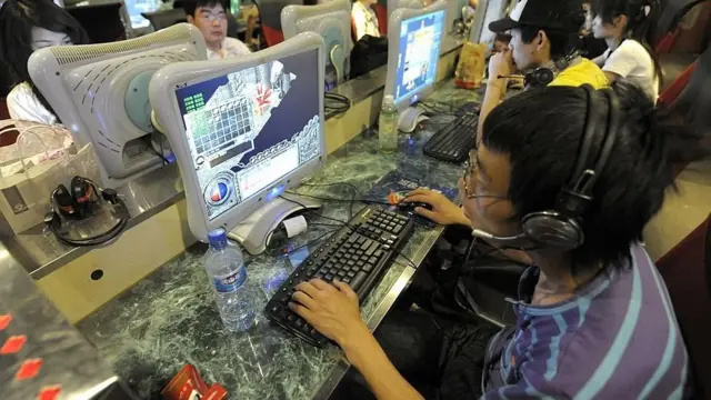 Jovem chinêscasino netbet logincybercafé na China