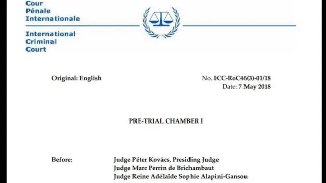 বাংলাদেশের কাছে পাঠানো আইসিসির চিঠি। প্রি-ট্রায়াল বিচারক প্যানেলের কাছ থেকে চিঠিটি এসেছে।