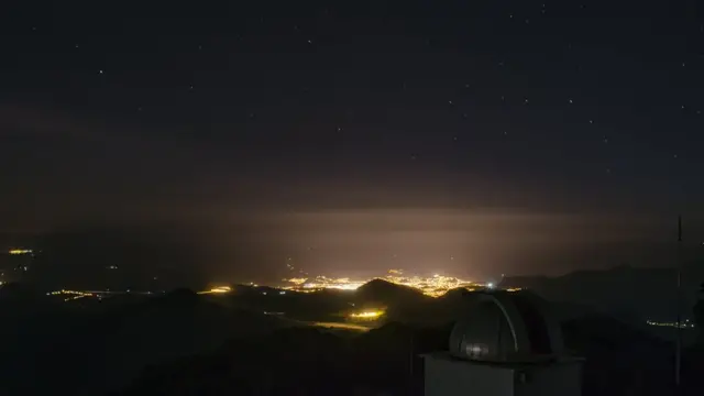 Vista do Laboratório Nacionaltko betAstronomia (LNA), localizadotko betItajubá,tko betMinas Gerais