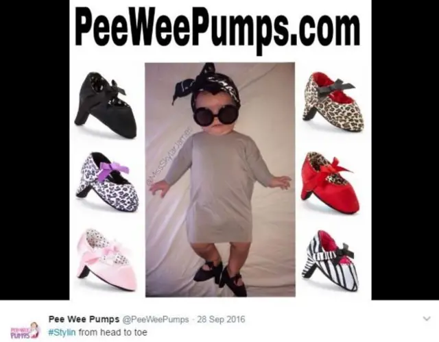 Bebekler için topuklu ayakkabı