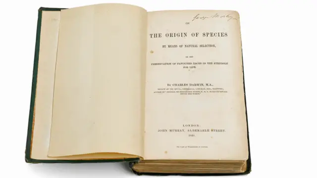 El origen de las especies de Charles Darwin