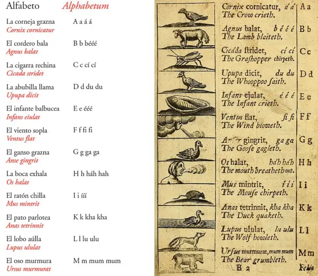 Página de Orbis Pictus