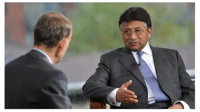 Pervez Musharraf on the BBC's Andrew Marr Show in October 2010