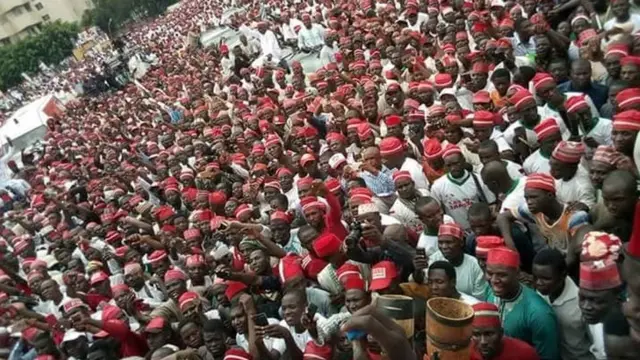 Dubban magoya bayan Sanata Kwankwaso ne suka amsa kiran sa na kaddamar da takara