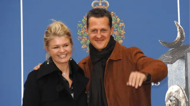 شوماخر و همسرش کوریننا