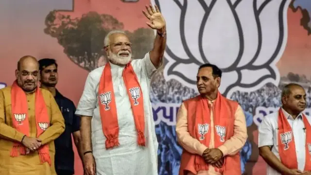 અમિત શાહ, મોદી અને રૂપાણી