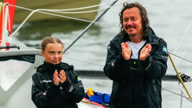 Greta iyo aabaheed Svante Thunberg