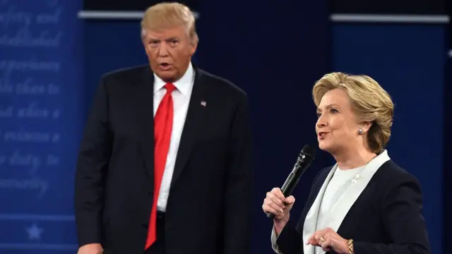 Donald Trump na Hillary Clinton