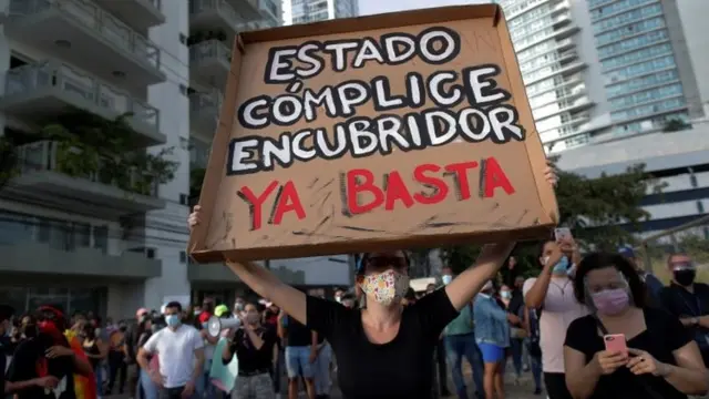 Protesta en Panamá