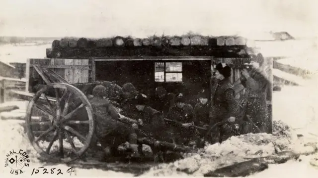 साइबेरिया में अमरीकी सैनिक