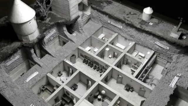 हिटलर के बंकर का मॉडल