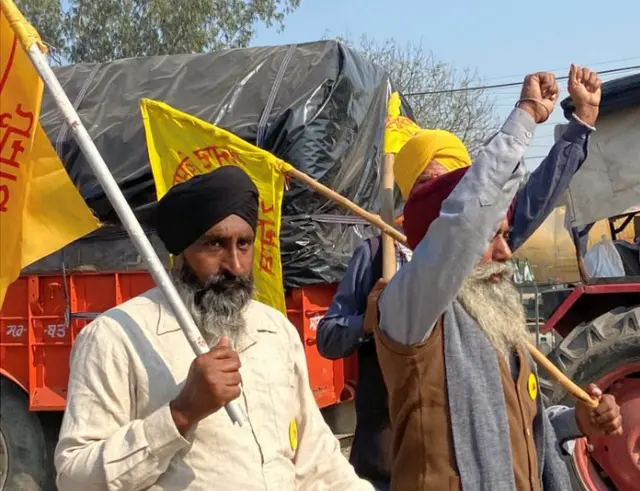 किसानों का प्रदर्शन