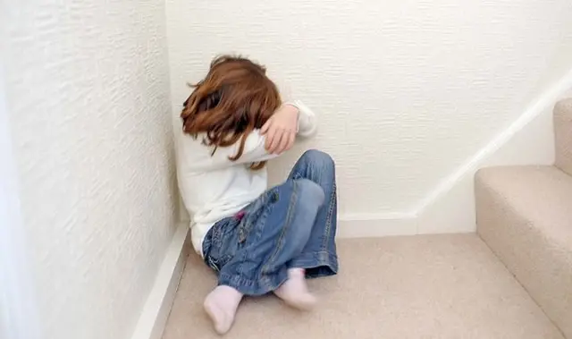 Избитая девушка