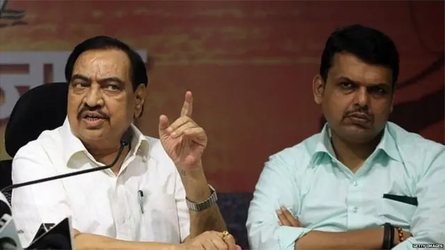 एकनाथ खडसे आणि देवेंद्र फडणवीस