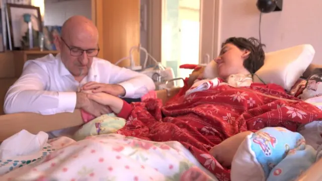 Vitomir Gajić pokraj ćerke Milane