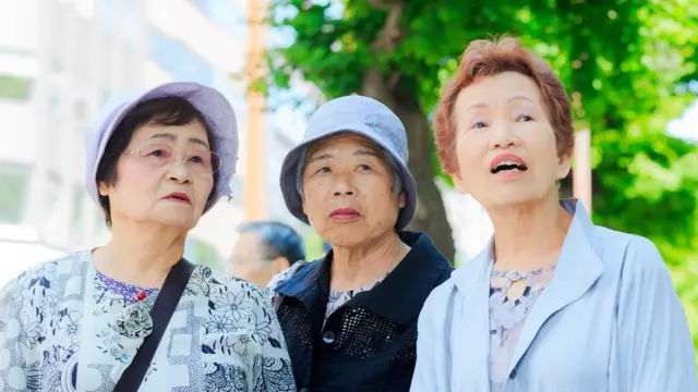 Japanese elderly women