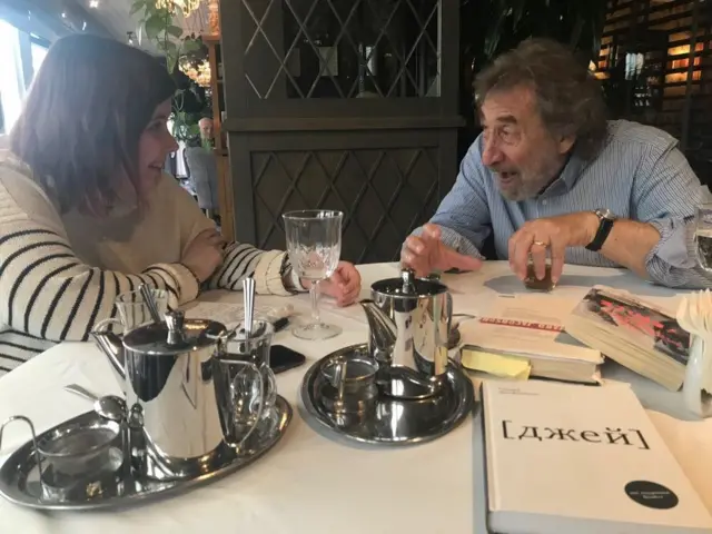 Лиза Подшивалова и Говард Джейкобсон