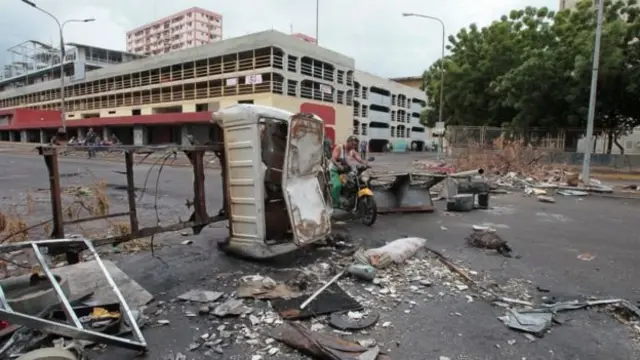 Venezuela'da protestolar