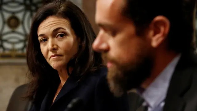 Sheryl Sandberg and Jack Dorsey