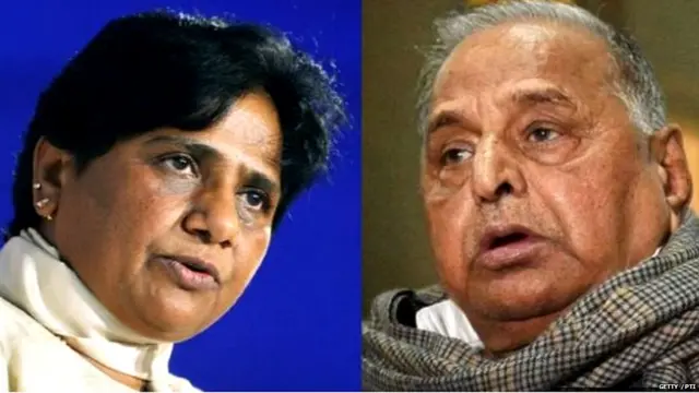 मायावती, मुलायम