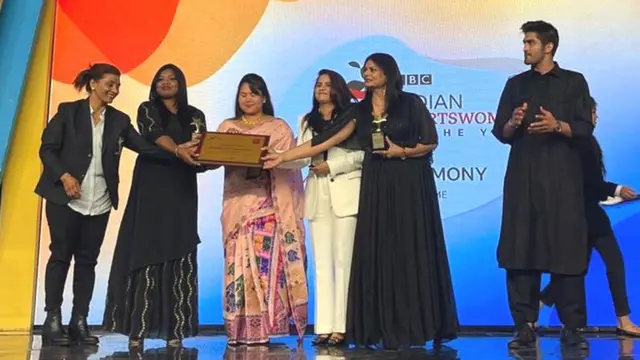 ਭਾਰਤੀ ਲਾਅਨ ਬਾਲਜ਼ ਮਹਿਲਾ ਟੀਮ ਨੂੰ ਬੀਬੀਸੀ ਚੇਂਜਮੇਕਰ ਆਫ਼ ਦਿ ਈਅਰ ਐਵਾਰਡ ਪ੍ਰਦਾਨ ਕੀਤਾ ਗਿਆ