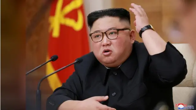 Image hình ảnh hình ảnh Kim Jong Un - Kim Jong-un: 'Phải giáng đòn đáp trả lệnh trừng phạt' - BBC News ...