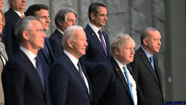 лидеры НАТО на саммите