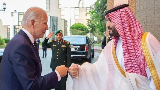 محمد بن سلمان وجو بايدن