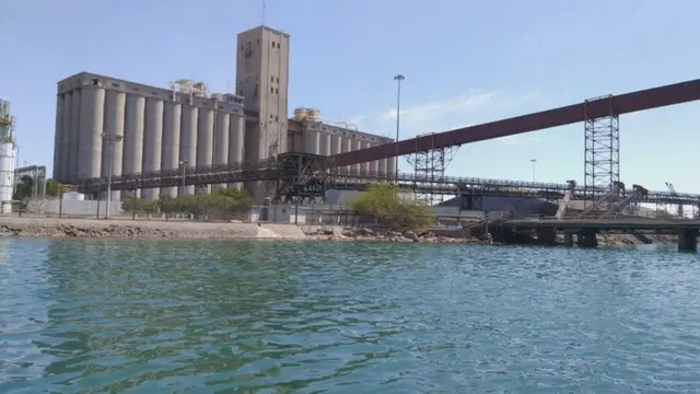 Instalaciones de Grupo México en Guaymas, Sonora.