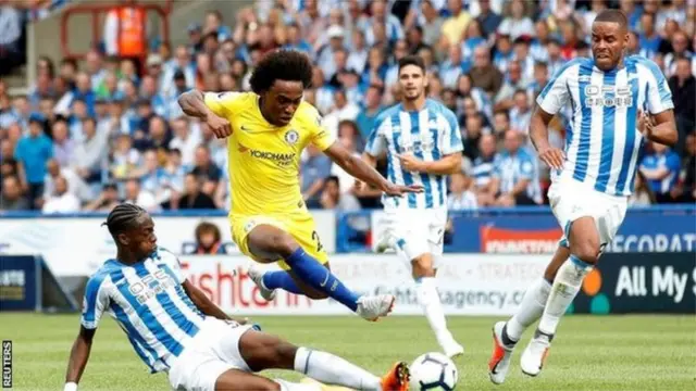 Willian alifungia Chelsea mabao 13 na kusaidia ufungaji wa mabao 12 msimu uliopita