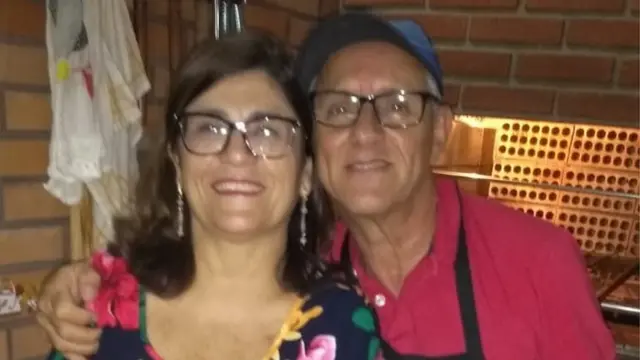Vera Lucia and her deceased husband Paulo