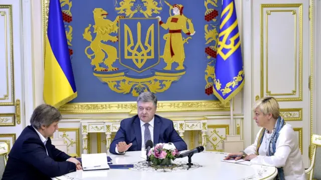 Порошенко, Гонтарева, Данилюк